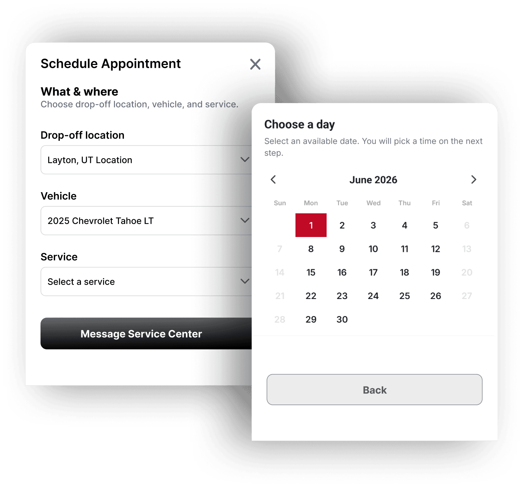 Maintenance reminders in the Scanz app