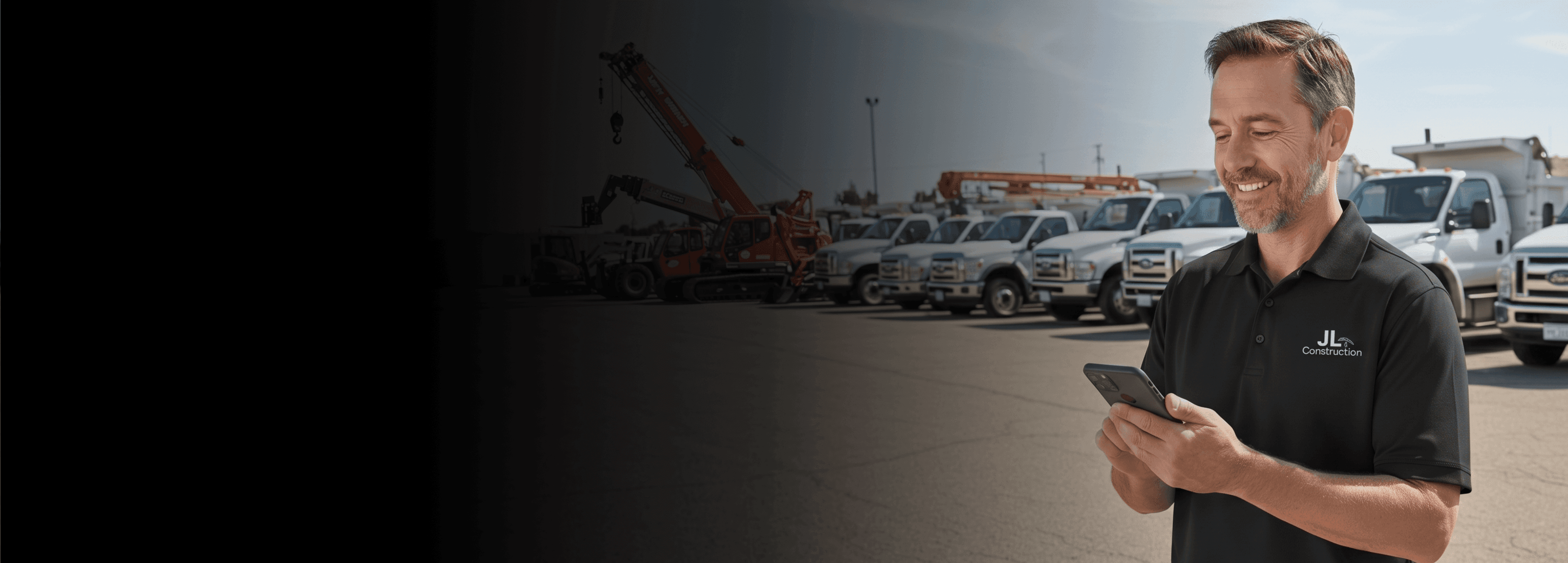 Fleet driver checking the Scanz Fleet app